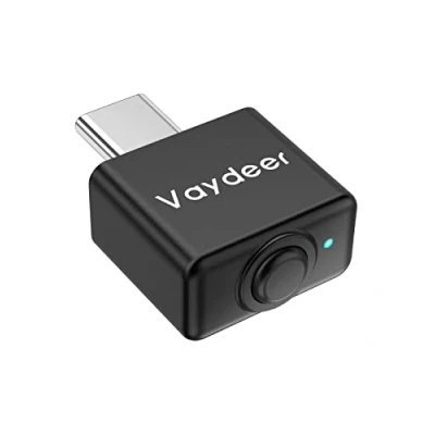 Image de VAYDEER Shaker de souris USB Pour Sans pilote Avec interrupteur marche/arrêt et fonction mémoire Plug and Play ordinateur portable/PC/ordinateur Simule le mouvement la