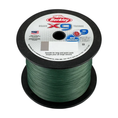 Image de Tresse Berkley x9 Low Vis Green 2000m 0.10mm (9kg) pêche
