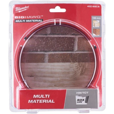 Afbeelding van MILWAUKEE 4932464938 BIG HAWG gatzaag multimateriaal 159mm