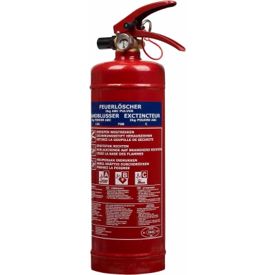 Afbeelding van Smartwares 10.014.68 Brandblusser 2kg Poeder Inclusief ophangbeugel Brandklasse ABC BSI Gecertificeerd
