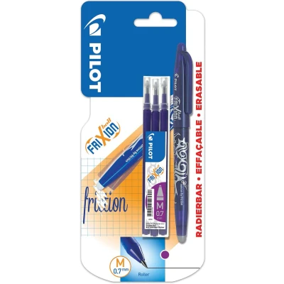 Afbeelding van Rollerpen PILOT Frixion BL FR7 0.35mm + 3 vullingen paars