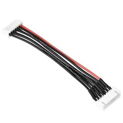 Afbeelding van Dilwe 2s 3s 4s 6s oplader weegschaal accu LiPo connector 22AWG 100mm balanskabel (6S)