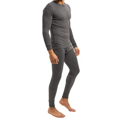 Afbeelding van MT® Thermo Light Thermisch ondergoed set dun (onderbroek + boven) warm en ademend Celodoro kwaliteit heren maten M tot 3XL, Antraciet