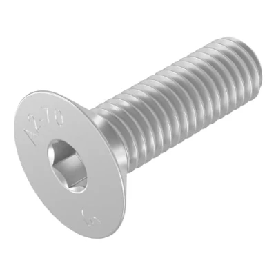 Afbeelding van SECCARO verzonken schroeven M12 x 40 mm, roestvrij staal V2A VA A2, DIN 7991 / ISO 10642, zeskant insteken, 20 stuks