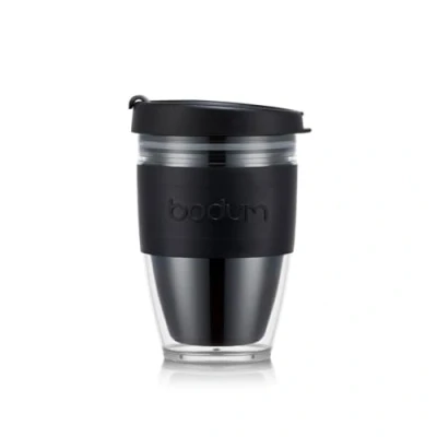 Afbeelding van JOYCUP Dubbelwandige meeneembeker, met schroefdeksel, zwart, 0,3 l, kunststof