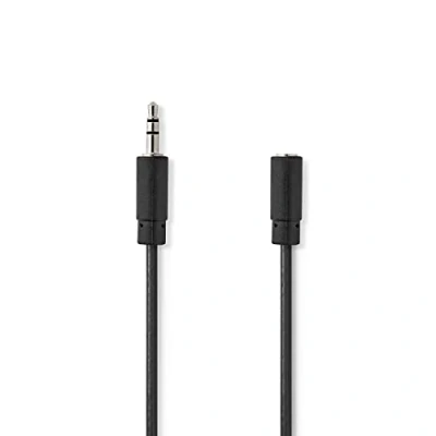 Image de Câble audio stéréo 3,5 mm mâle femelle 3,0 m noir nedis