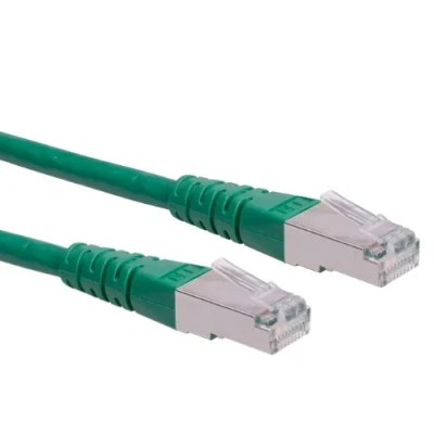 Afbeelding van ROLINE patchkabel Cat.6 (Klasse E) S/FTP (PiMF), groen, 15 m