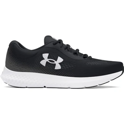 Afbeelding van Under Armour Charged Rogue 4 Hardloopschoenen neutraal black, Dames, Maat: 35.5, Black Textiel/ synthetisch