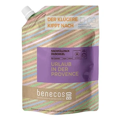 Afbeelding van Benecos Lavender Shower Gel 1LT