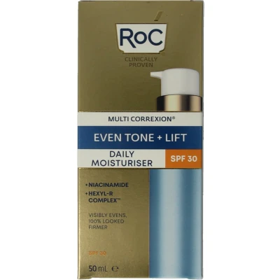 Afbeelding van ROC MULTI CORREXION EVEN TONE + LIFT DAILY MOISTURIZER SPF30 50ML EU (RENO)