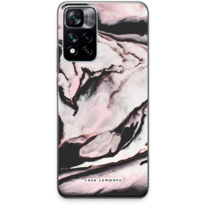 Afbeelding van Case Company® hoesje geschikt voor Xiaomi 11i Hypercharge Roze stroom Soft Cover Telefoonhoesje Bescherming aan alle Kanten en Schermrand