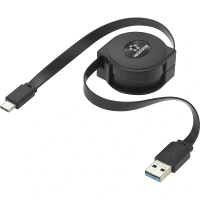 Afbeelding van Renkforce USB kabel 3.2 Gen1 (USB 3.0 / 3.1 Gen1) C stekker, A stekker 0.80 m Zwart RF 4352328
