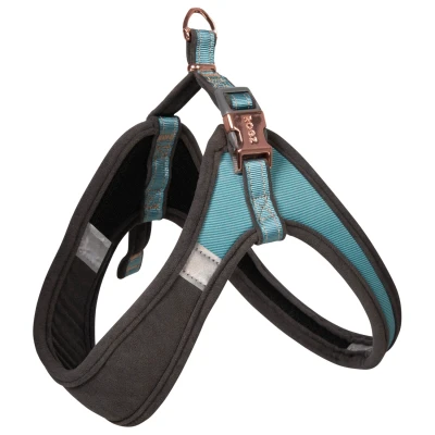 Afbeelding van Rogz Urban Fast Fit Tuig Turquoise&amp;Grijs&amp;Rosé Hondenharnas M