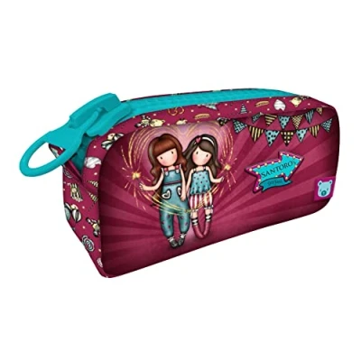 Afbeelding van Toilettas voor op School Gorjuss Fireworks Kastanjebruin (21.5 x 10.5 7 cm)