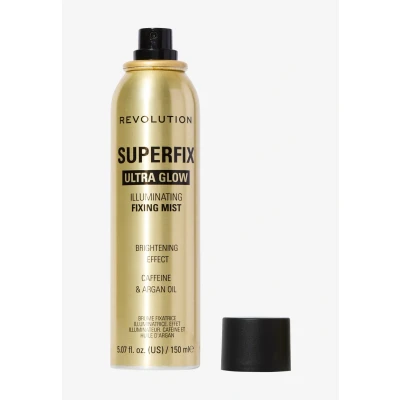 Afbeelding van Makeup Revolution Superfix GLOW Fixing MIST Fixeerspray &amp; poeder, Maat: 150 ml,