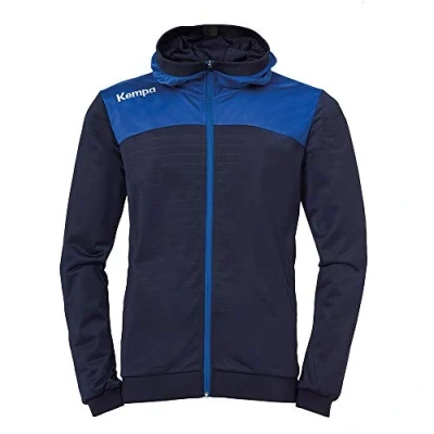 Afbeelding van Kempa Emotion 2.0 Hooded Sportjas Maat 128 Unisex navy&#039;blauw