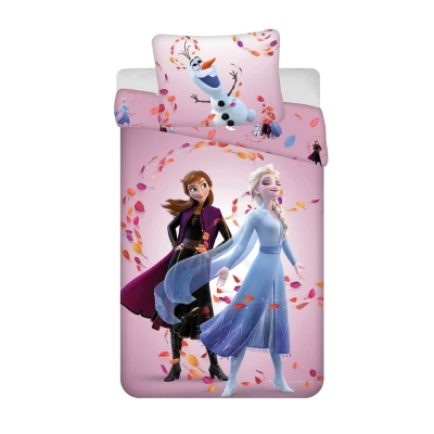 Afbeelding van Disney Frozen Dekbedovertrek Snowy 140 x 200 cm Katoen