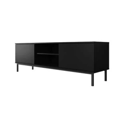 Afbeelding van Meubella TV Meubel Queen Zwart 150 cm