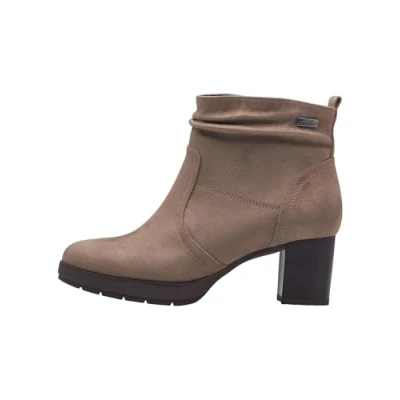Afbeelding van Jana Enkellaarsjes met plateauzool, Dames, Maat: 38, Pepper Textiel