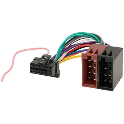 Afbeelding van ALPINE 16 pins ISO autoradio adapterkabel zwart
