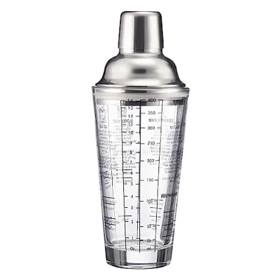Afbeelding van Westmark 62882260 cocktailshaker, 400 ml, natronkalkglas, roestvrij staal 18/8 siliconen