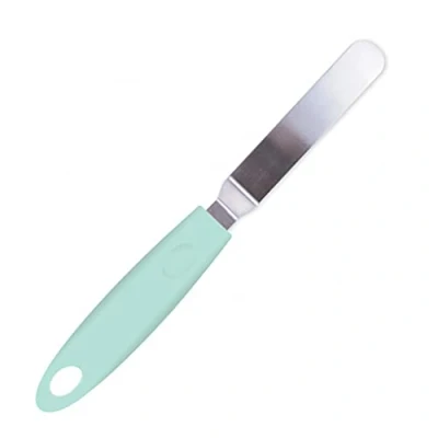 Afbeelding van Scrapcooking Roestvrijstalen mini gehoekte spatel 21 cm