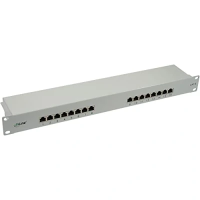 Afbeelding van InLine Patchveld Cat.6, Server accessoires, Grijs