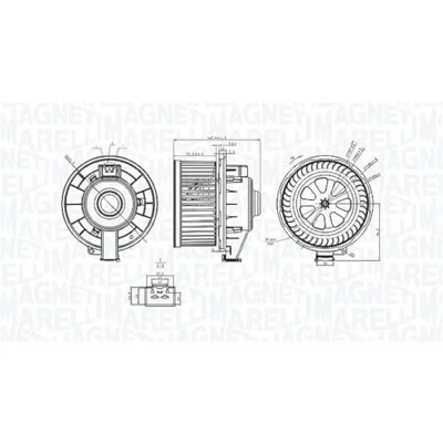 Afbeelding van Magneti Marelli Kachelventilator 069412253010