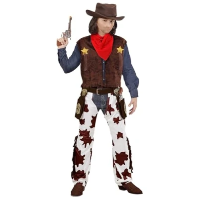 Afbeelding van Widmann Cowboykostuum voor kinderen, carnavalskostuum kinderen meerkleurig 158