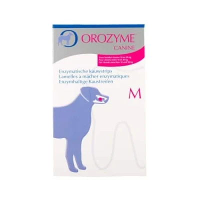 Afbeelding van Orozyme Canine Kauwstrips M 141 gram