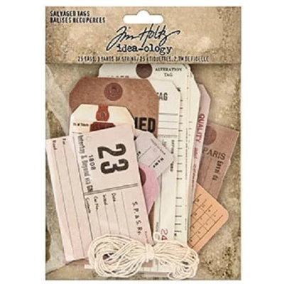 Afbeelding van Tim Holtz Idea ology Salvaged Tags (TH94048)