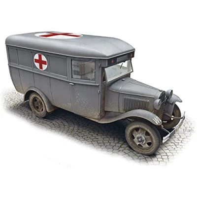 Afbeelding van Miniart Gaz 03 30 Ambulance (Min35160) modelbouwsets, hobbybouwspeelgoed voor kinderen, modelverf en accessoires