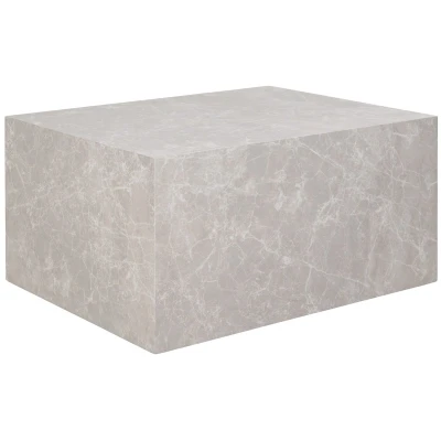 Afbeelding van House Nordic Prague Beige Salontafel Marmerlook 80 x 60 cm
