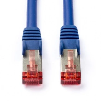 Afbeelding van Netwerkkabel Cat6 S/FTP 5 meter (100% koper, LSZH, Blauw)
