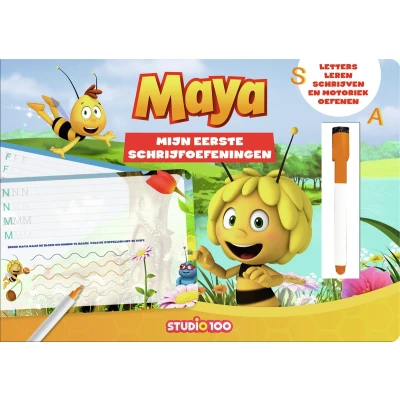 Afbeelding van Maya de Bij Kartonboek Schrijf en Wis