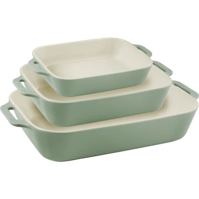 Afbeelding van Staub Ovenschaal Set 3 stuk Eucalyptus