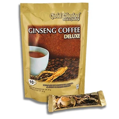 Afbeelding van Ginseng Coffee Deluxe oploskoffie, 10 sticks à 20 g