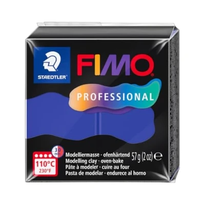 Afbeelding van STAEDTLER 8040 3 ST Fimo Prof boetseerklei, 57 g, koningsblauw