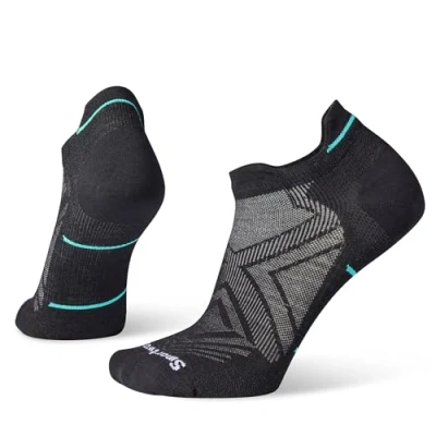 Afbeelding van Smartwool RUN ZERO Cushion LOW Ankle Enkelsokken, Maat: 34 37, Black
