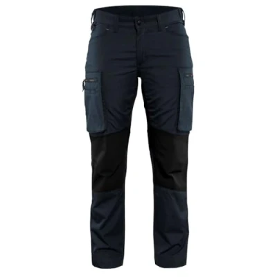 Afbeelding van Blaklader Dames Service werkbroek Stretch 7159 1845 Vrouwen Dark Navy/Zwart 34