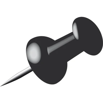 Afbeelding van Alco Al 662 11 Pushpins Doosje A 40 Stuks Zwart