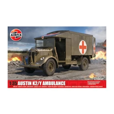Afbeelding van 1:35 Airfix 1375 Austin K2/Y Ambulance Plastic Modelbouwpakket