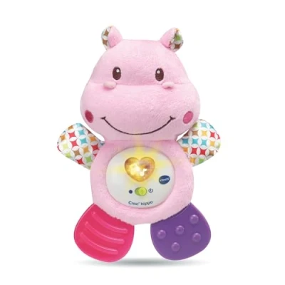 Image de Peluche interactive Vtech Baby Croc&#039;Hipo Rose