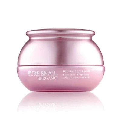 Afbeelding van Bergamo Pure Snail Wrinkle Care Cream Anti Face Made Of Ecstraktem From Mucus 50Ml