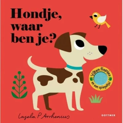 Afbeelding van Uitgeverij gottmer kartonboekje hondje waar ben je?