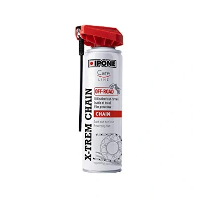 Afbeelding van IPONE X trem kettingolie voor off road motorfietsen diffuserfles met meerdere posities 250 ml anti plakformule nauwkeurige spuitbus zonder spatwater