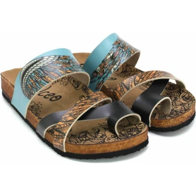 Afbeelding van GOBY Wings Clogs Slippers Hoge kwaliteit Handmade Maat 36