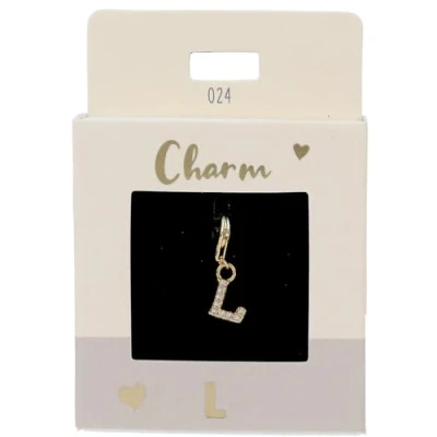 Afbeelding van Depesche Hanger &quot;Express yourself&quot; design 024 Letter L