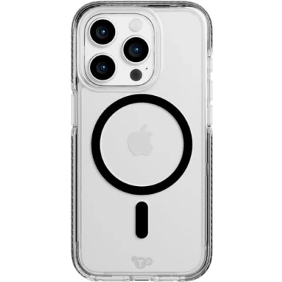 Afbeelding van Tech21 EvoCrystal w/MagSafe iPhone 15 Pro, Transparant/Zwart