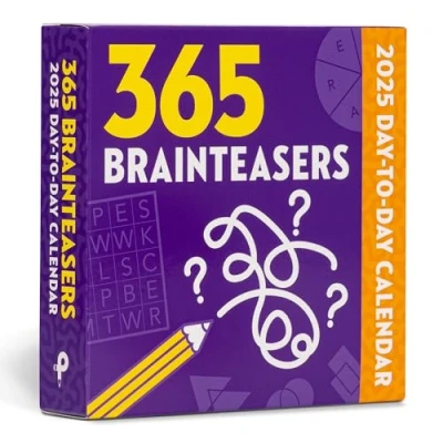 Afbeelding van 365 Brainteasers 2025 Day to Calendar